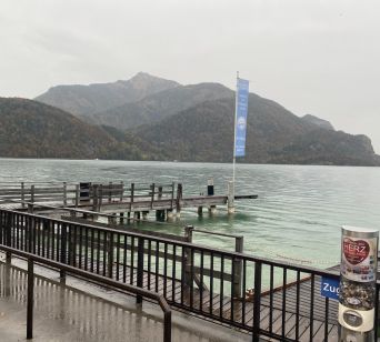 Vožnja z ladjico po jezeru Wolfgangsee od Sant Gilgen do Strobla